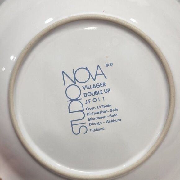 Studio Nova Double Up JF011 His Her Blossom Flower Coffee Cup Mug 4 Saucers/Mugs - Picture 9 of 11